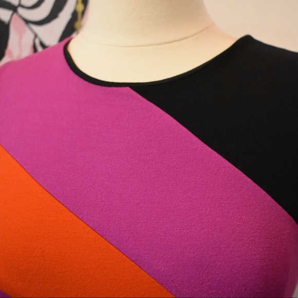 BCBG MAXAZRIA colorblock bodycon dress - Picture 4 of 6